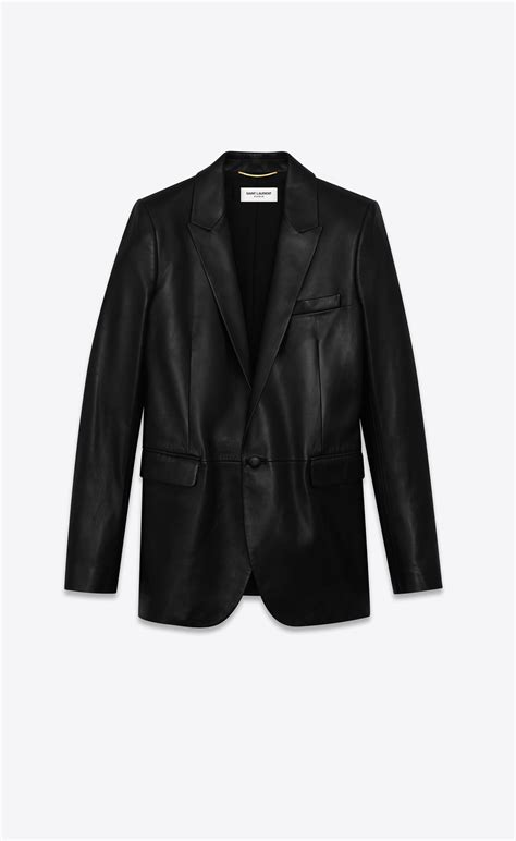 ysl leather jacket price|saint laurent leather jacket women's.